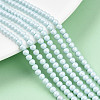 Baking Painted Pearlized Glass Pearl Bead Strands HY-N002-3mm-B01-1