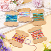 25M 5 Colors Braided Polyester Cord OCOR-TA0003-78-5