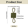 30Pcs Nylon Elastic Straps FIND-CY0002-13A-2