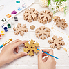 9Pcs 3 Style Snowflake Wooden Blank Display Decorations AJEW-BC0002-07-3
