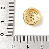 Rack Plating Brass & Cubic Zirconia Pendants KK-Z047-07G-E-RS-3