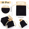 Rectangle Velvet Jewelry Pouches Bags TP-BBC0001-09A-03-2