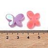 UV Plating Opaque Acrylic Beads SACR-F016-04-3