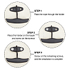 AHANDMAKER Plastic Kayak Handles with Nylon Rope and Stainless Steel Screws FIND-GA0001-55-4