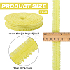 Polyester Ruffled Elastic Cord EW-WH0015-02E-2