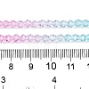 Gradient Color Baking Paint Glass Bead Strands LS-DGLA-A039-T4mm-A05-5