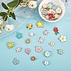 80Pcs 40 Style Alloy Enamel Pendants ENAM-SZ0003-03-3