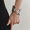 Fashionable Alloy Cuff Bangles for Women BJEW-K253-02P-1