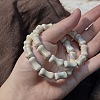 Handmade Porcelain Bone Beaded Stretch Bracelets WG788E8-01-4
