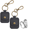 Rectangle PU Leather Ring Holder Pendant Decoration AJEW-CP0011-03-1