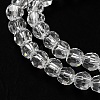 Transparent Glass Beads Strands EGLA-A035-T4mm-D19-4