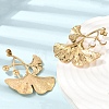 304 Stainless Steel & Plastic Pearl Stud Earrings EJEW-G462-02G-3