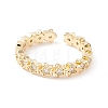 Clear Cubic Zirconia Star Cuff Ring LS-KK-D067-34G-RS-2