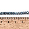 Electroplate Glass Beads Strands GLAA-Q105-03W-4