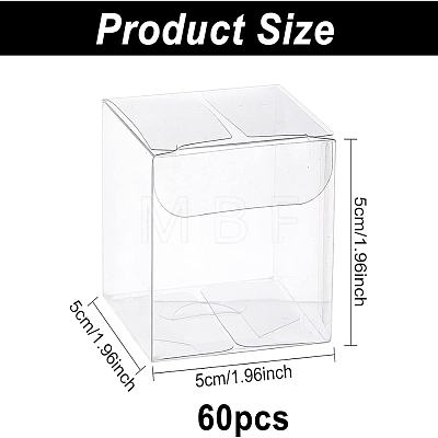 Transparent Plastic PVC Box Gift Packaging CON-BC0004-44-1