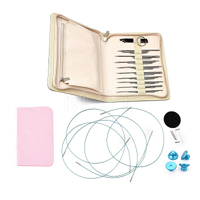 DIY Hand Knitting Craft Art Tools Kit for Beginners TOOL-C012-02-1