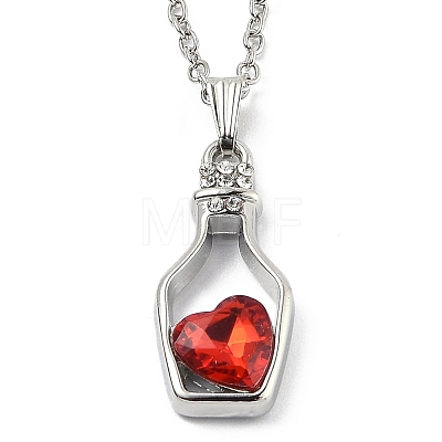 Alloy Resin Pendant Necklaces NJEW-B0003-04P-1