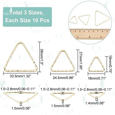 30Pcs 3 Style Alloy Pendants FIND-CA0006-02-1