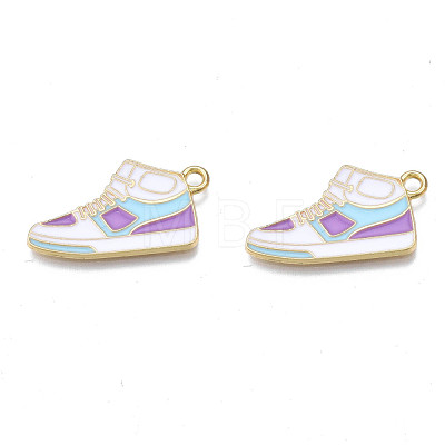 Alloy Enamel Shoes Pendants PALLOY-N170-023A-NR-1