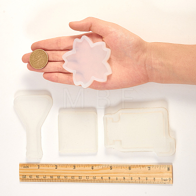 SUNNYCLUE Cup Mat Silicone Molds DIY-SC0007-57-1