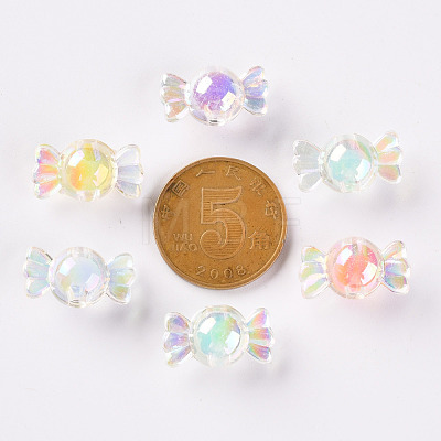Transparent Acrylic Beads X-TACR-S152-03B-1