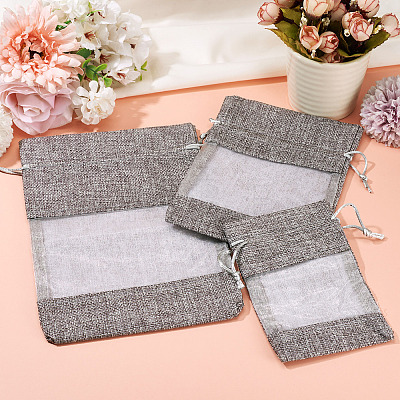 9Pcs 3 Styles Cotton Packing Pouches OP-TA0001-18D-1