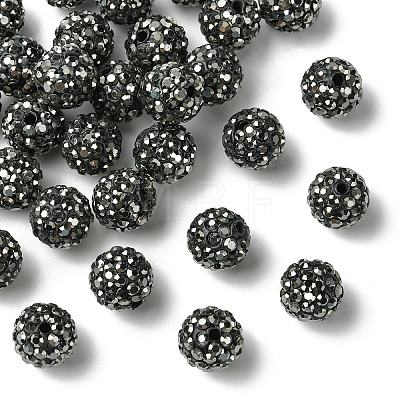 30Pcs Pave Disco Ball Beads RB-YW0001-14N-1