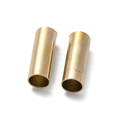 Brass Tube Beads KK-Z045-04A-KCG-1