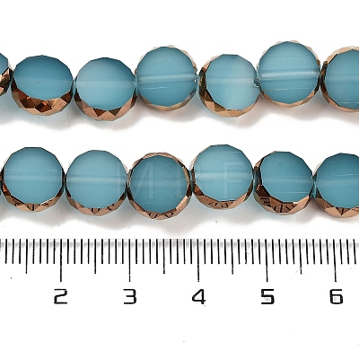 Imitation Jade Glass Beads Strands GLAA-H032-03-03-1