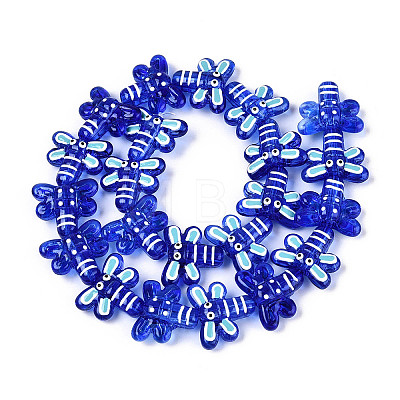 Handmade Lampwork Enamel Beads LAMP-T023-26C-1