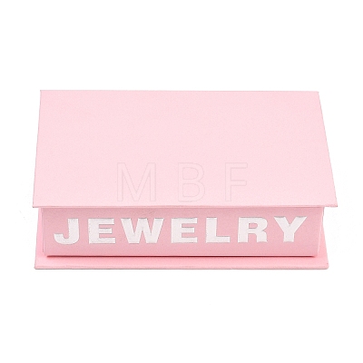 Words Printed Paper Jewelry Display Magnetic Cases CON-K015-04B-1