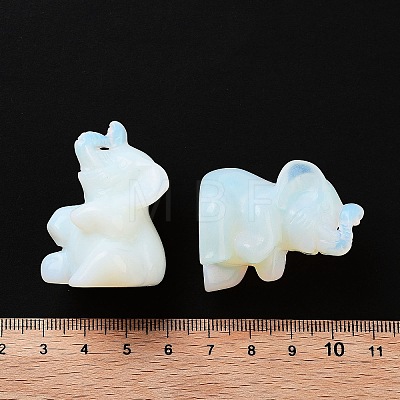 Opalite Carved Figurines DJEW-L023-D02-1