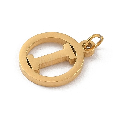 304 Stainless Steel Charms
with Jump Ring STAS-R001-02G-I-1