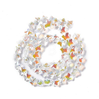 Faceted Glass Beads Strands EGLA-E030-01D-1