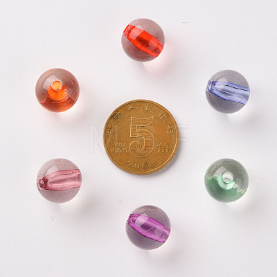 Transparent Acrylic Beads X-TACR-S154-01A-1