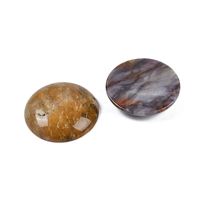 Natural Crazy Agate Cabochons G-H1596-FR-25mm-20-1