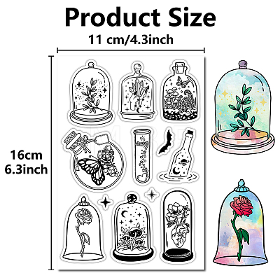 Custom PVC Plastic Clear Stamps DIY-WH0439-0088-1