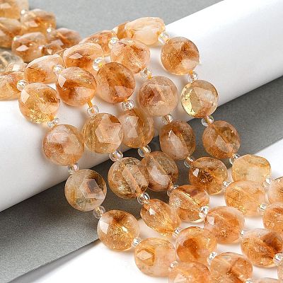 Natural Citrine Bead Strands G-C116-A01-01-1