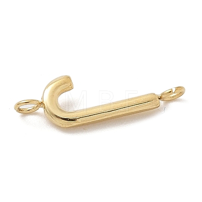 304 Stainless Steel Letter Connector Charms LS-STAS-M108-01G-10-1