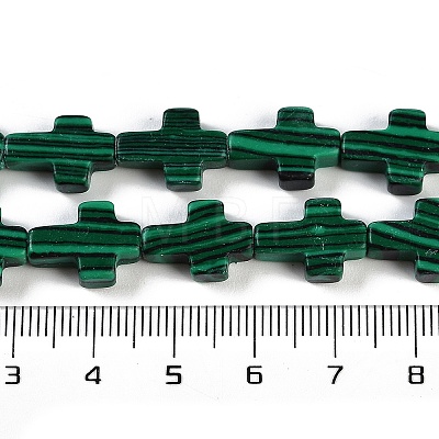 Synthetic Malachite Beads Strands G-I369-A12-01-1