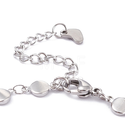 Tarnish Resistant 304 Stainless Steel Link Chain Bracelets BJEW-I295-16P-1