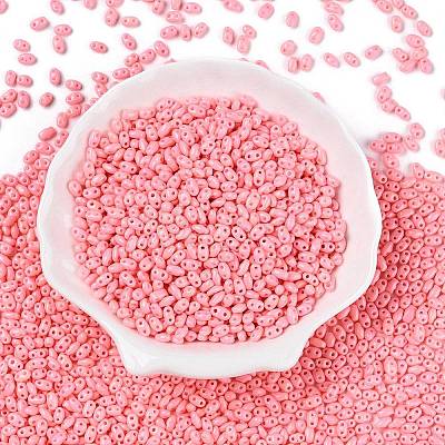 Baking Paint Glass Seed Beads SEED-T006-03O-1