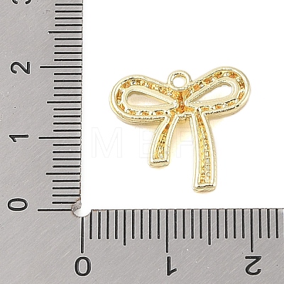 Rack Plating Alloy with Rhinestone Pendants FIND-B037-13G-1