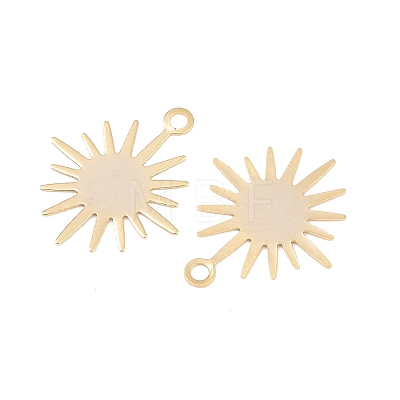 Brass Pendants KK-C163-03G-1