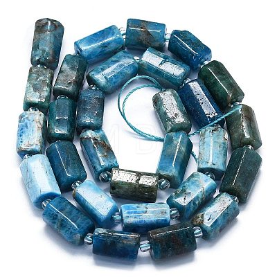 Natural Blue Apatite Beads Strands G-K245-I07-01-1