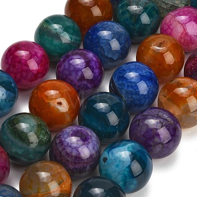 Natural Dragon Veins Agate Beads Strands GG-L001-L01-02-1