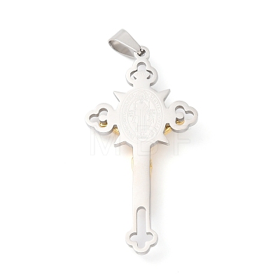 PVD Vacuum Plating 304 Stainless Steel Big Pendants LS-STAS-D052-03GP-1