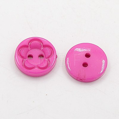 Acrylic Sewing Buttons for Clothes Design BUTT-E083-E-05-1