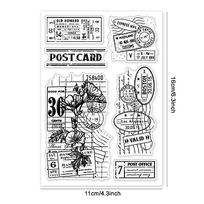 Custom PVC Plastic Clear Stamps DIY-WH0448-0567-1