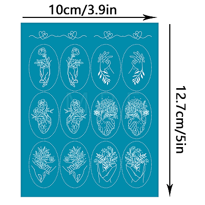 Silk Screen Printing Stencil DIY-WH0341-222-1